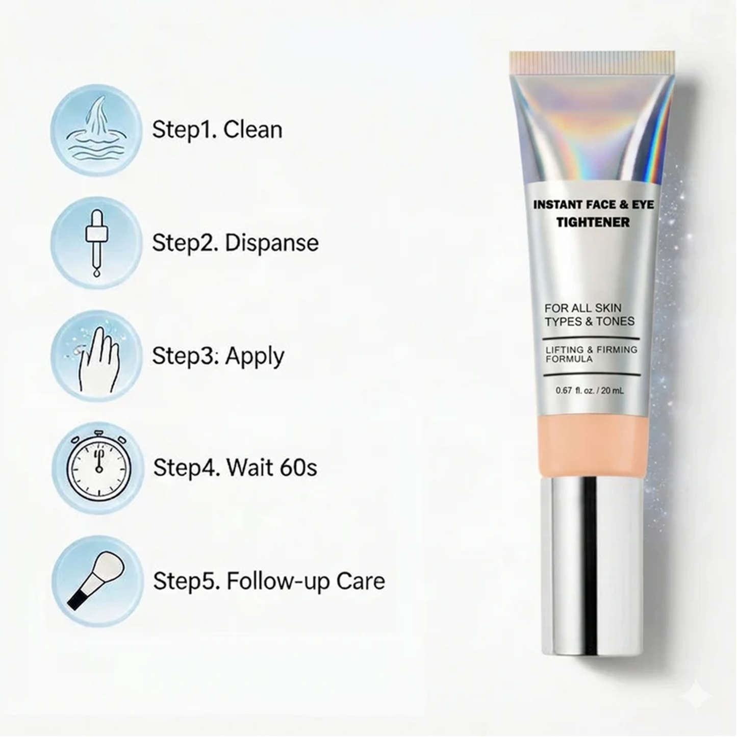 Instant Face Temporary Tightener – Instant visible results in 60 seconds