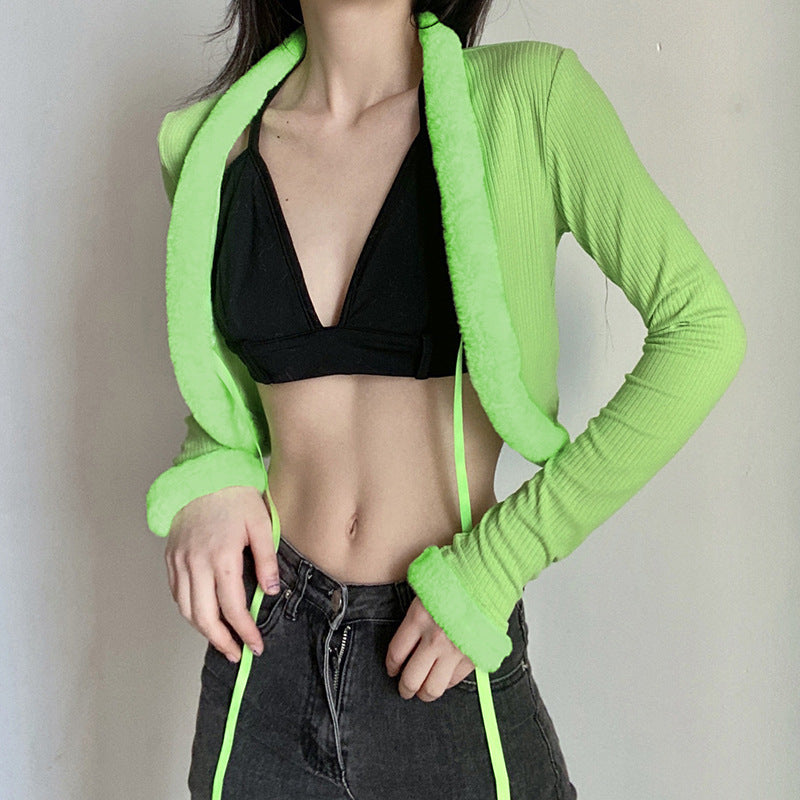 Popular Short Furry Top