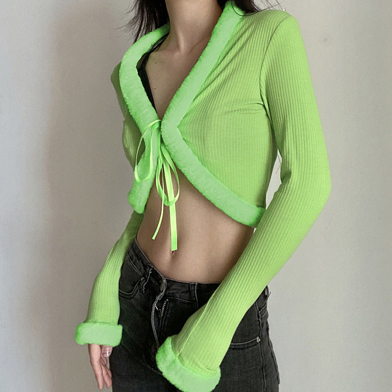 Popular Short Furry Top