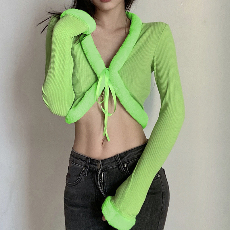 Popular Short Furry Top
