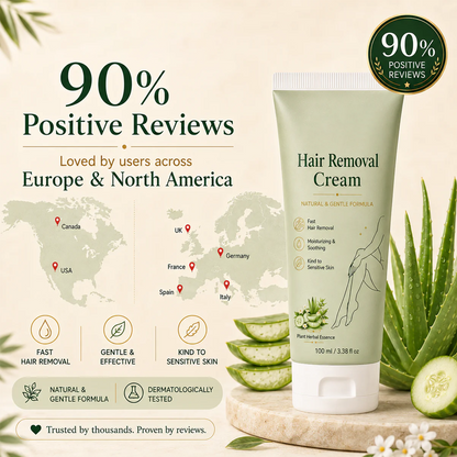 Sproforge ™ Natural Gentle Hair Removal Cream | For Women & Men, Sensitive Skin