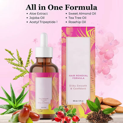 Hair Removal Essence Oil for Natural Hair Reduction - 60ml/2oz