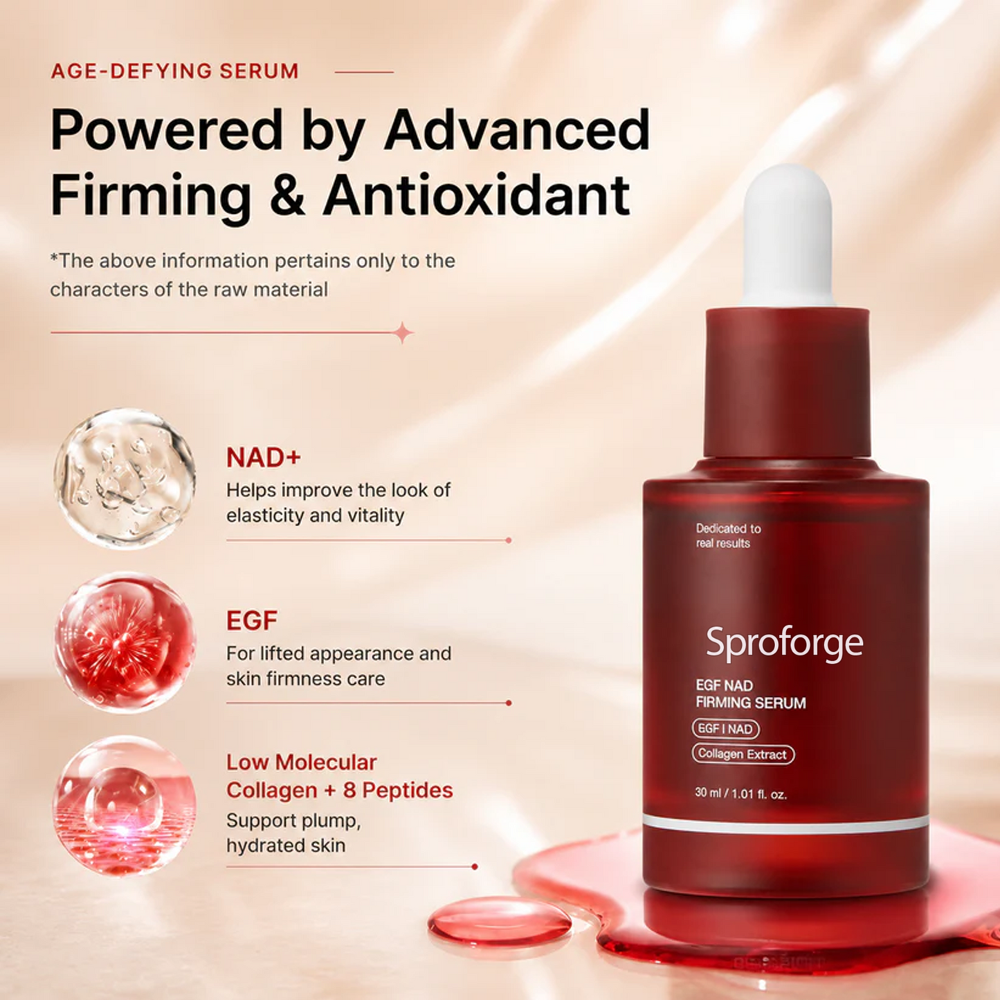 🔥Last day – BOGO - Sproforge Korean NAD+ EGF Firming Serum