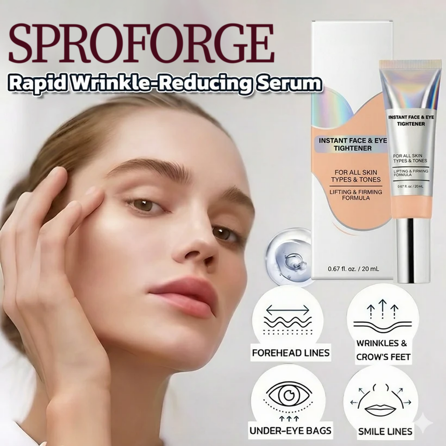 Instant Face Temporary Tightener – Instant visible results in 60 seconds