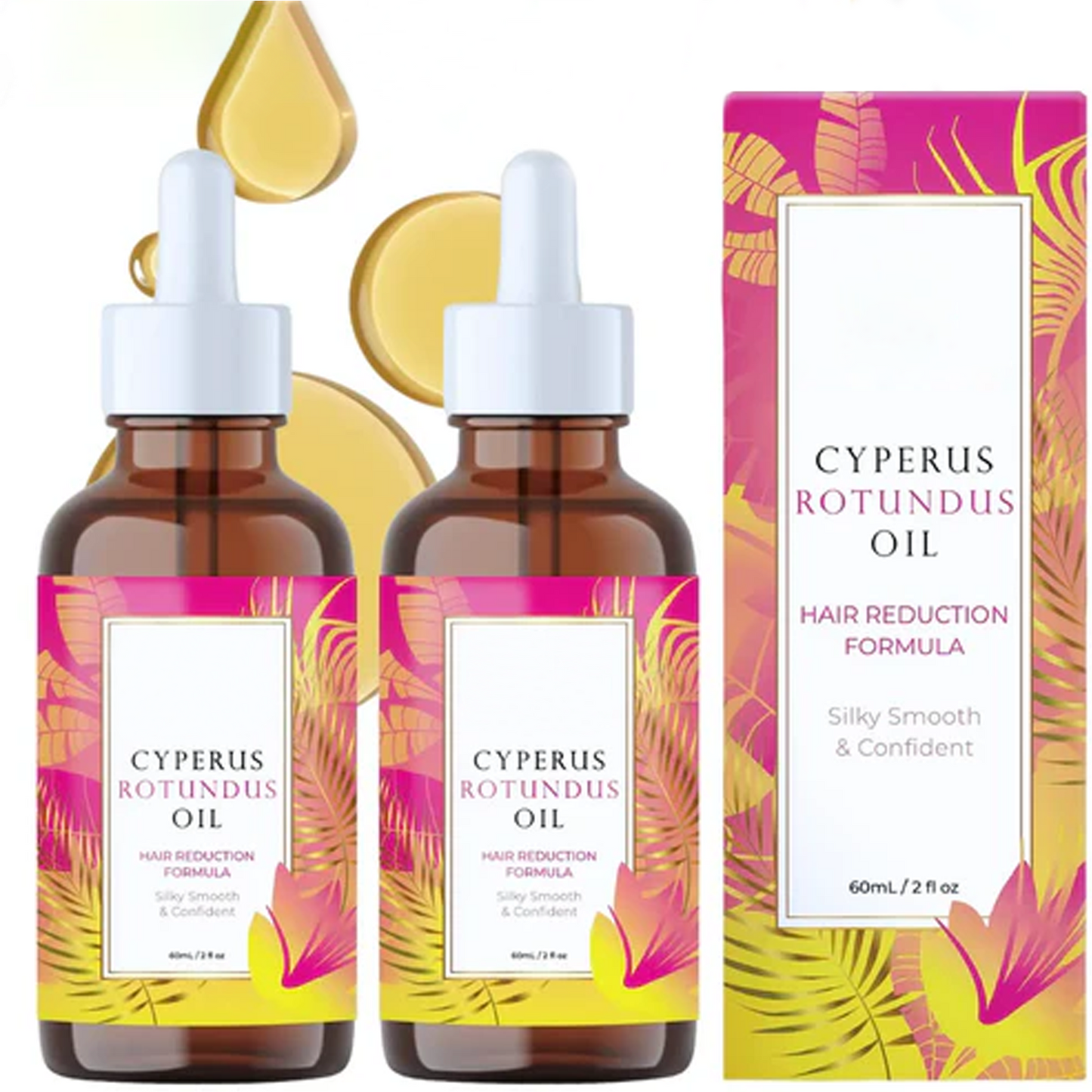Sproforge Beauty Cyperus Rotundus Oil for Natural Hair Reduction - 60ml/2oz