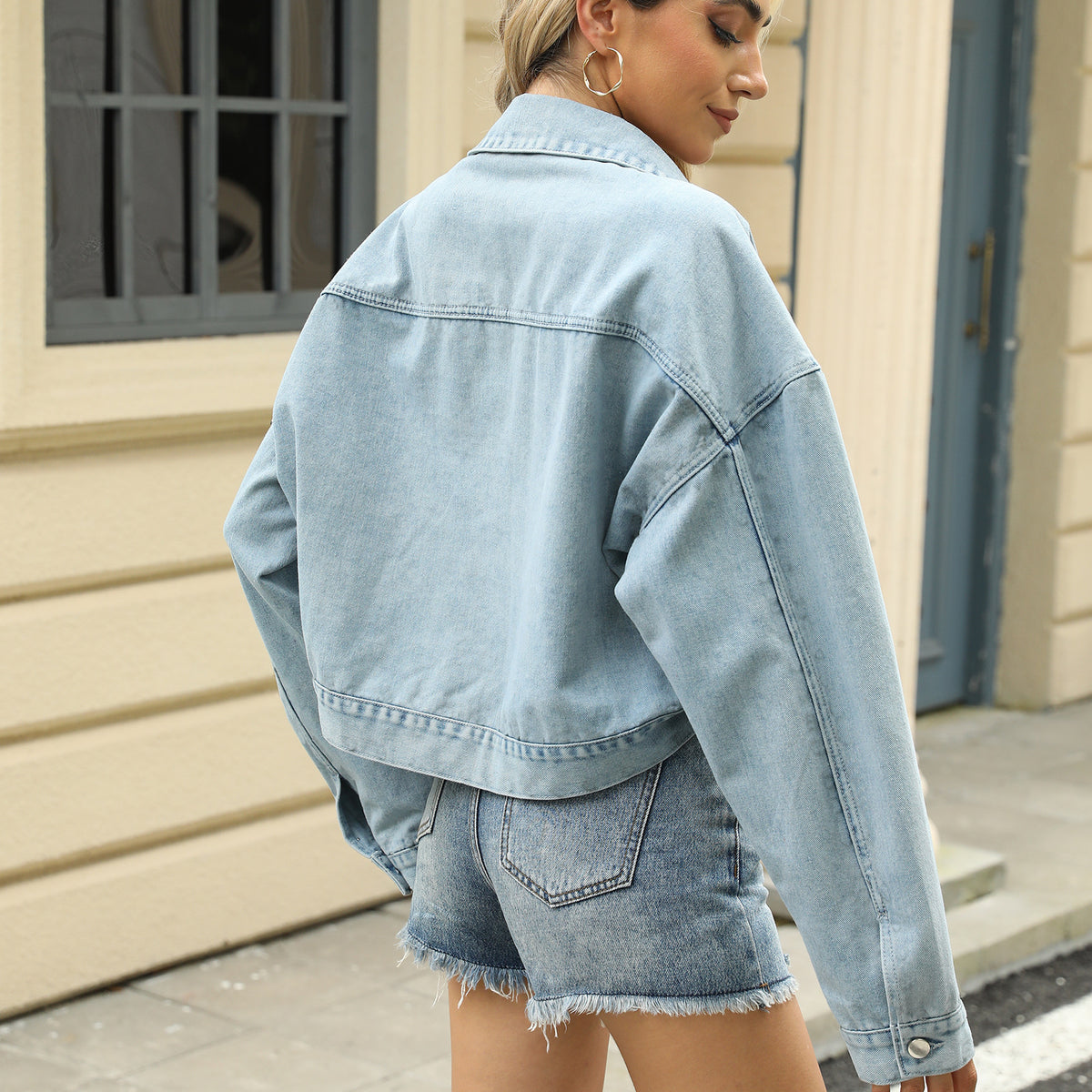Cropped Denim Jacket