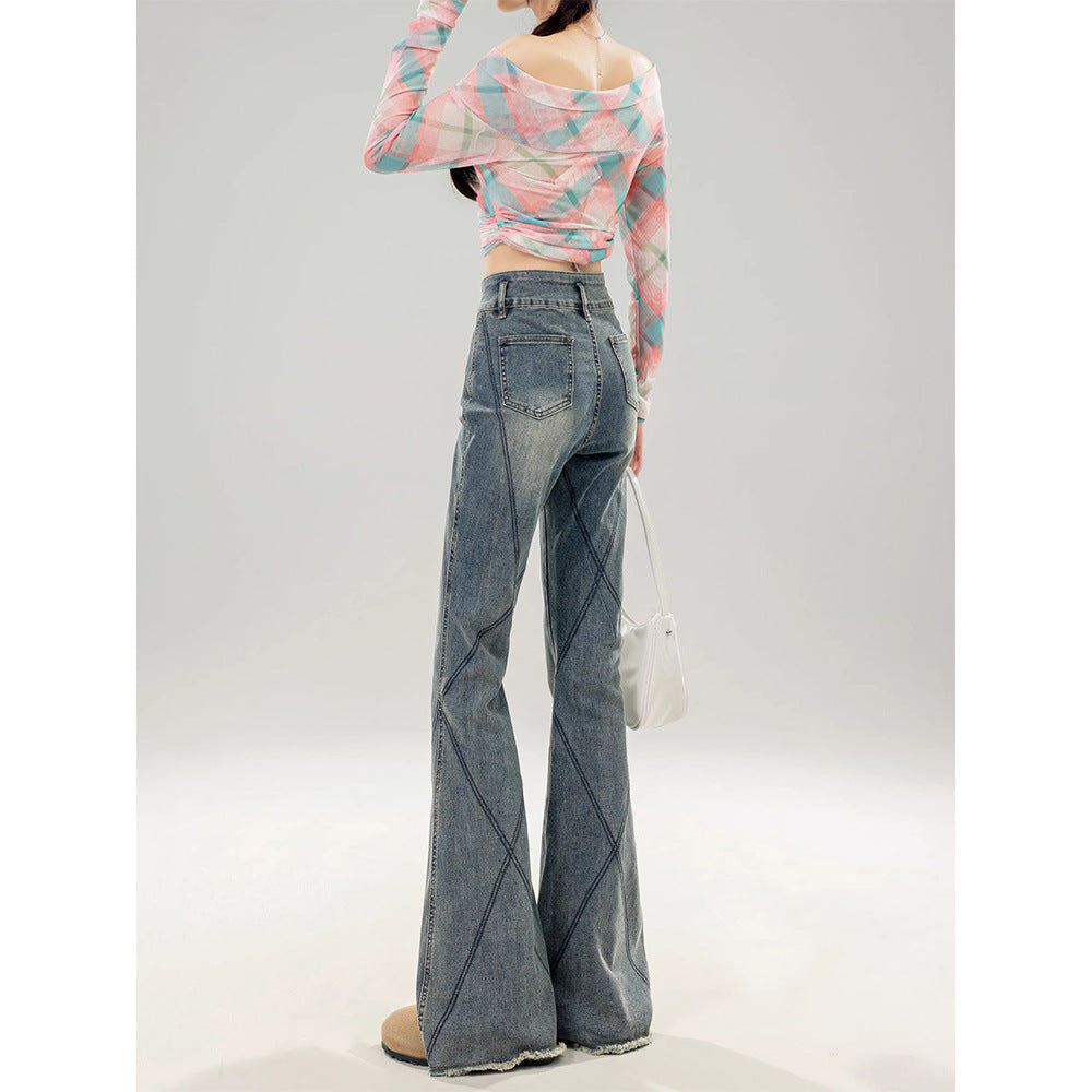 Style Bootcut Jeans For Women American Vintage Design