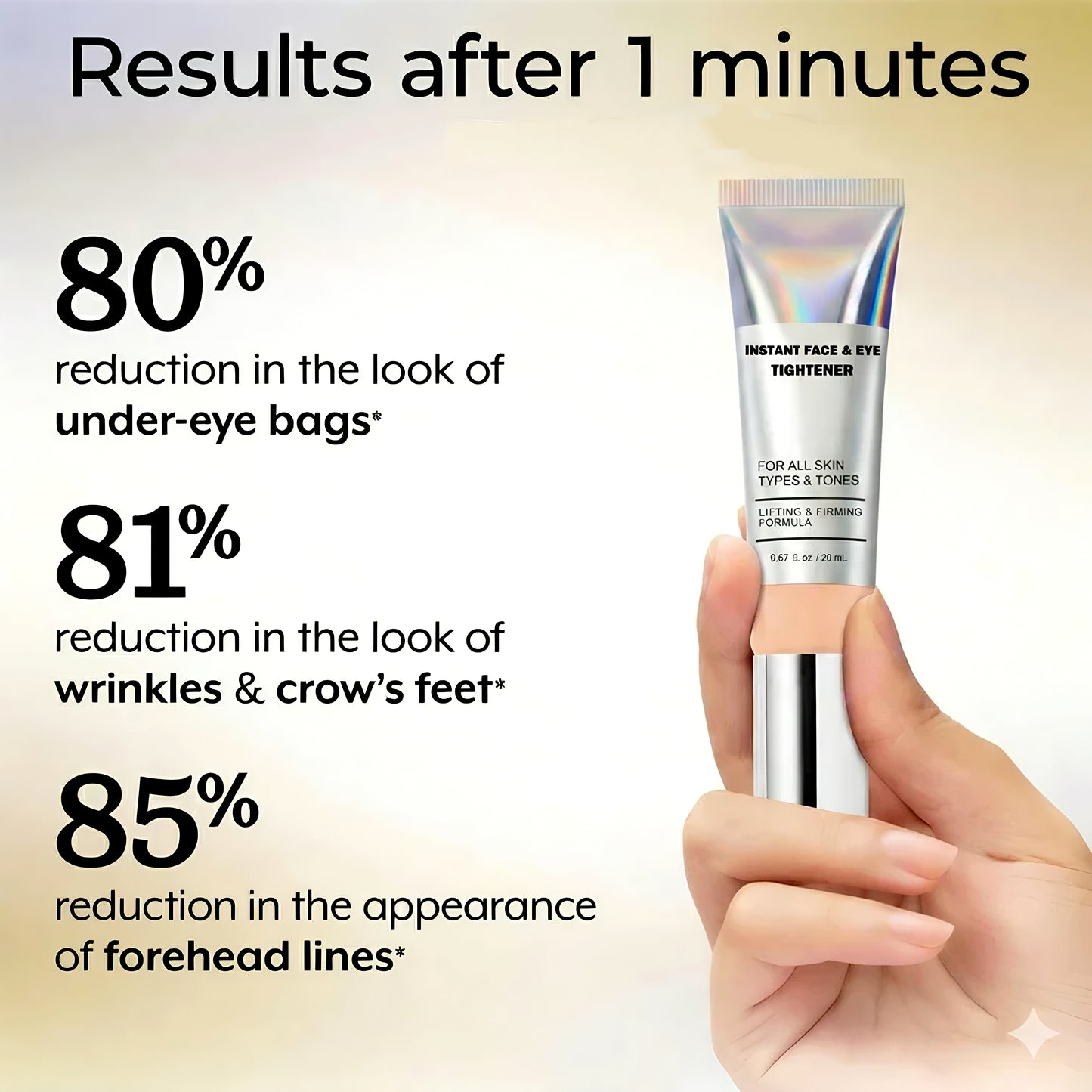 Instant Face Temporary Tightener – Instant visible results in 60 seconds