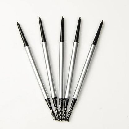 5PC 1.5mm thin silver double-ended eyebrow pencil