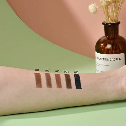 5PC 1.5mm thin silver double-ended eyebrow pencil