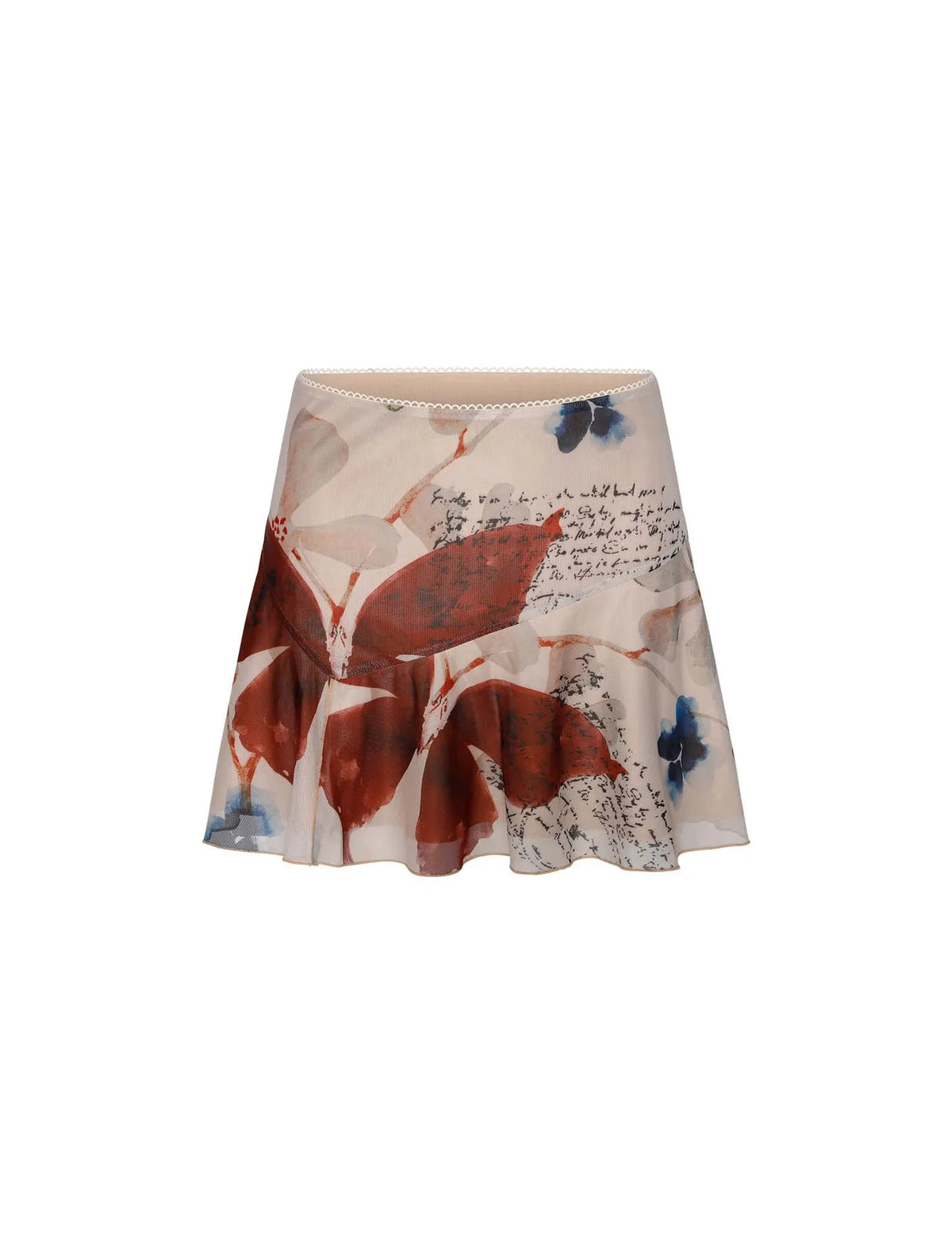 Women's Fashion Mesh Print Suit